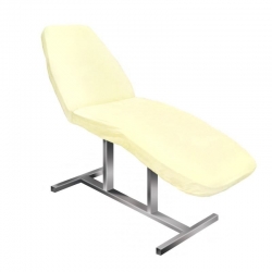 Prześcieradło Frotte Żółte 60x190cm